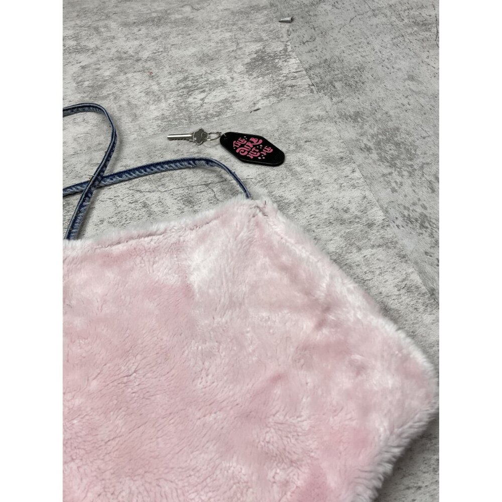 Fluffy Pink Rework Tote Bag - Picture 2 of 2